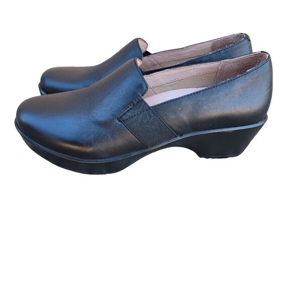 Dansko Jessica Women's Shoes Size 9.5 Black Slip On Leather Uppers Clog - Picture 7 of 9